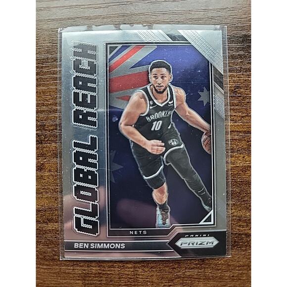 Ben Simmons 2022-23 Panini Prizm #8 Global Reach - Brooklyn Nets - NBA - Picture 1 of 2